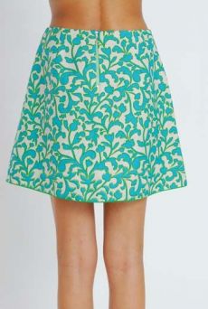 SS11 SNOBBY WEED SHIELD SKIRT - GREEN - Other Image